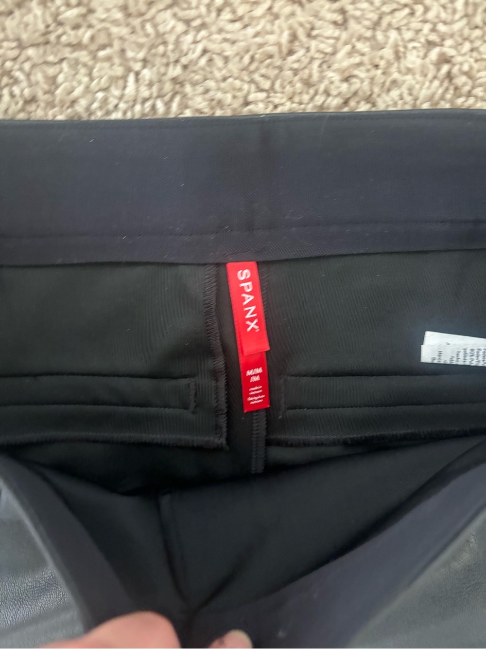 Spanx pull on flared leather pants - Picture 8 of 9